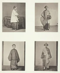 Kantonská dáma, Paní služka, Nevěsta a ženich, c. 1868.