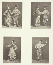 Herci, Starověký svatební kostým, Herci, Starověký svatební kostým, Starověké kostýmy, c. 1868.