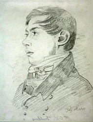 Anthony Vandyck Copley Fielding (1787-1855), 1810 (grafit na tkaném papíře)