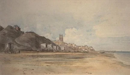 Pláž v Cromer, Norfolk