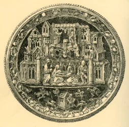 Silver Gilt Morse, polovina 15. století, 1881.