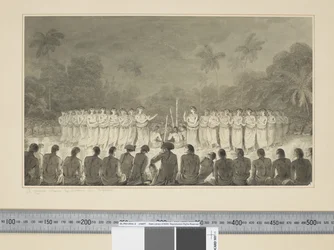 F.6 A Night Dance by Women in Hapaee, c.1773-84 (akvarel)