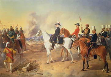 Generál Gough, vrchní velitel armády The Sutlej