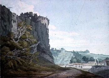 Část hradu Chepstow, Monmouthshire