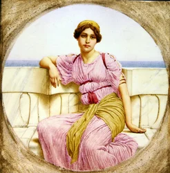 Odrazy, 1918 (wc na papíře)