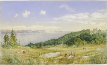Palisády, asi 1870 (akvarel)