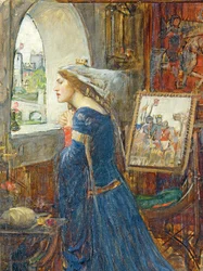 Fair Rosamund, asi 1916 (olej na plátně) (detail 239421)