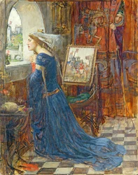 Fair Rosamund, asi 1916 (olej na plátně)