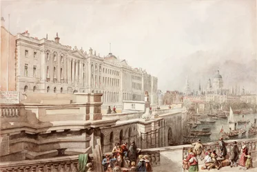 Somerset House a St Pauls z Waterloo Bridge (barva karoserie)