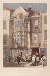 Paul Pindar Tavern, Bishopsgate, Londýn, 1851