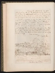 Autogram dopis Johna Constabla Johnu Thomasi Smithovi, z Memoirs of the Life of John Constable, Charles Robert Leslie, vytištěno Jamesem Carpenterem, 1843