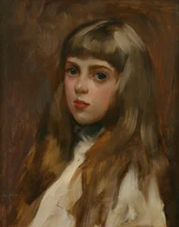 Portrét Marjorie Armstrongové, kolem roku 1895