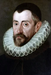 Sir Francis Walsingham (v.1532-1590), anglický politik (obraz J.de Critze).Londýnská národní portrétní galerie