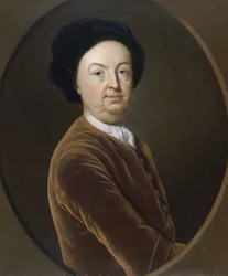 Major John Hanbury (olej na plátně)