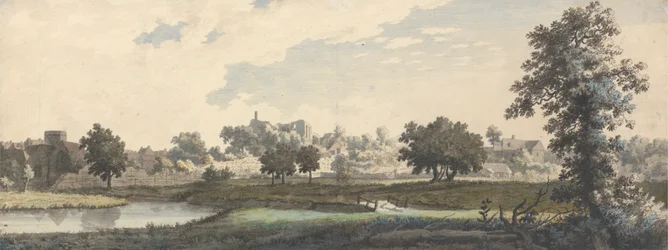 Řeka Stour, kostel St. Mildred a hrad Canterbury