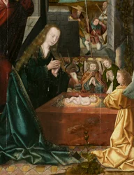 Triptych z Betléma, cca 1540 (malba na dřevě)