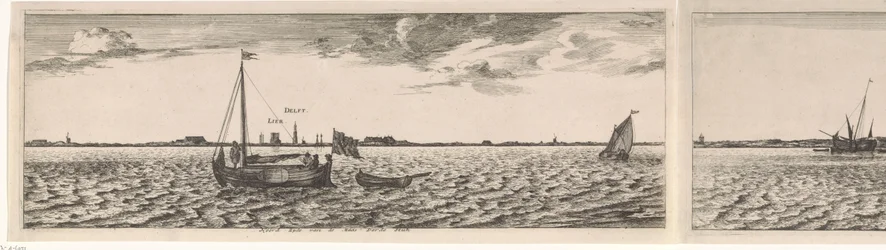 Pohled na severní stranu Maas Pohlednice (název série)