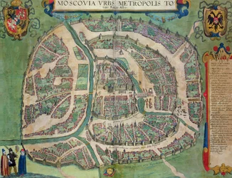 Mapa Moskvy, z 