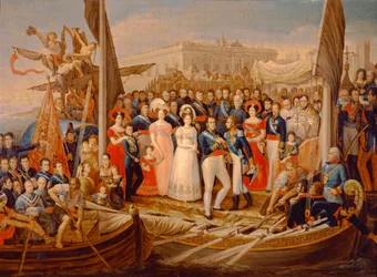Ferdinand VII. Vylodění v přístavu Santa Maria, 19. století