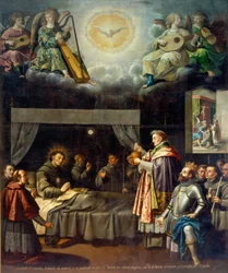 Poslední přijímání svatého Bonaventury