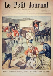 The War in the Transvaal: Indian Ambulances, přední obálka Le Petit Journal, 17. prosince 1899