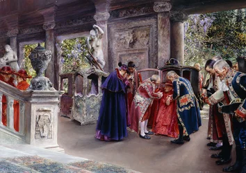 The Cardinal Visits; La Vista del Cardinal,