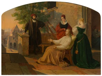 Poslední okamžiky Lucase van Leydena, 1843
