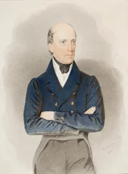 Portrét arcivévody Jana Rakouského (1782-1859) (akvarel na papíře)