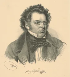 Portrét Franze Schuberta 1797-1828, 1846.