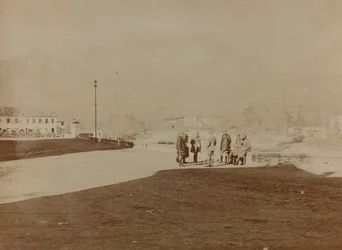 Album "Moje světová válka - vzpomínky na jihozápadní frontu v Korutanech, Itálie, Trentino-Alto Adige) 31.3.1915-12.11. 1918 - Vídeň Josefa Zohleho ": Santa Giustina (č/b foto)