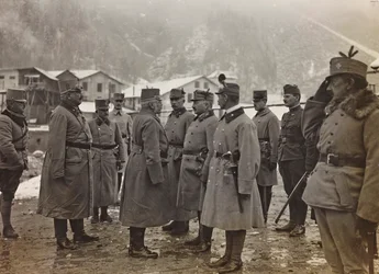 Album "Moje světová válka - vzpomínky na jihozápadní frontu v Korutanech, Itálie, Trentino-Alto Adige) 31.3.1915-12.11. 1918 - Vídeň Josefa Zohleho ": arcivévoda Frederick z
