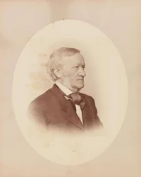 Portrét skladatele Richarda Wagnera 1813-1883, c. 1870.