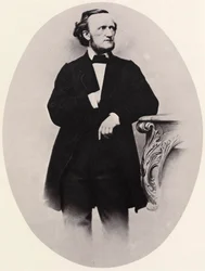 Richard Wagner , německý skladatel, 1864