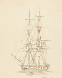 Single Hermafrodit Brig, Bow Forward