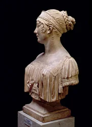 Portrétní busta Jeanne Delhorme, 1802 (terakota)