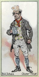 Bill Sikes z „Olivera Twista“ od Charlese Dickense, 1923