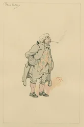 Phil Parkes, cca 1920 (pero a inkoust s wc na papíře)