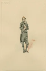 Uriah Heep, cca 1920 (pero a inkoust s wc na papíře)