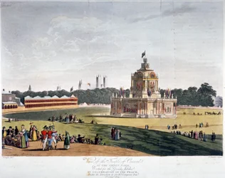 Green Park, Westminster, Londýn, 1814