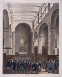 Burza cenných papírů, Bartholomew Lane, Londýn, 1809