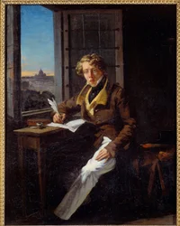 Portrét skladatele Victora Rifuse (1798-1838) Obraz Josepha Courta (1797-1865) 1822 Ne. 0,46x0,37 m Rouen, musee des Beaux Arts