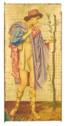 Crystofore, 1898-99 (kombinovaná média na opracovaném zlatém panelu) (detail 342697)