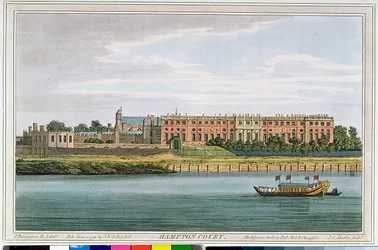 Hampton Court, vyrytý J.C. Stadlerem (fl. 1780-1812) z Havellovy 