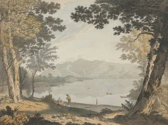 Pohled na Skiddaw a Derwentwater
