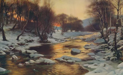 A zimní dech přišel chladný a mrazivý, 1886