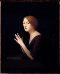 Portrét Marguerite Moreno (1871-1948), herečka francouzské komedie Malba Josepha Granieho (1861-1915) 1899 Ne. 0,56x0,46 m Paříž, Musee d