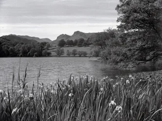Pohled na Loughrigg Tarn