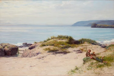 Under the Sandhills (olej na plátně)