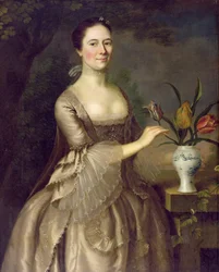 Portrét ženy (nazývané paní Davenportová) kolem roku 1762