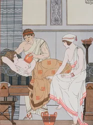 Baňkování, ilustrace z 